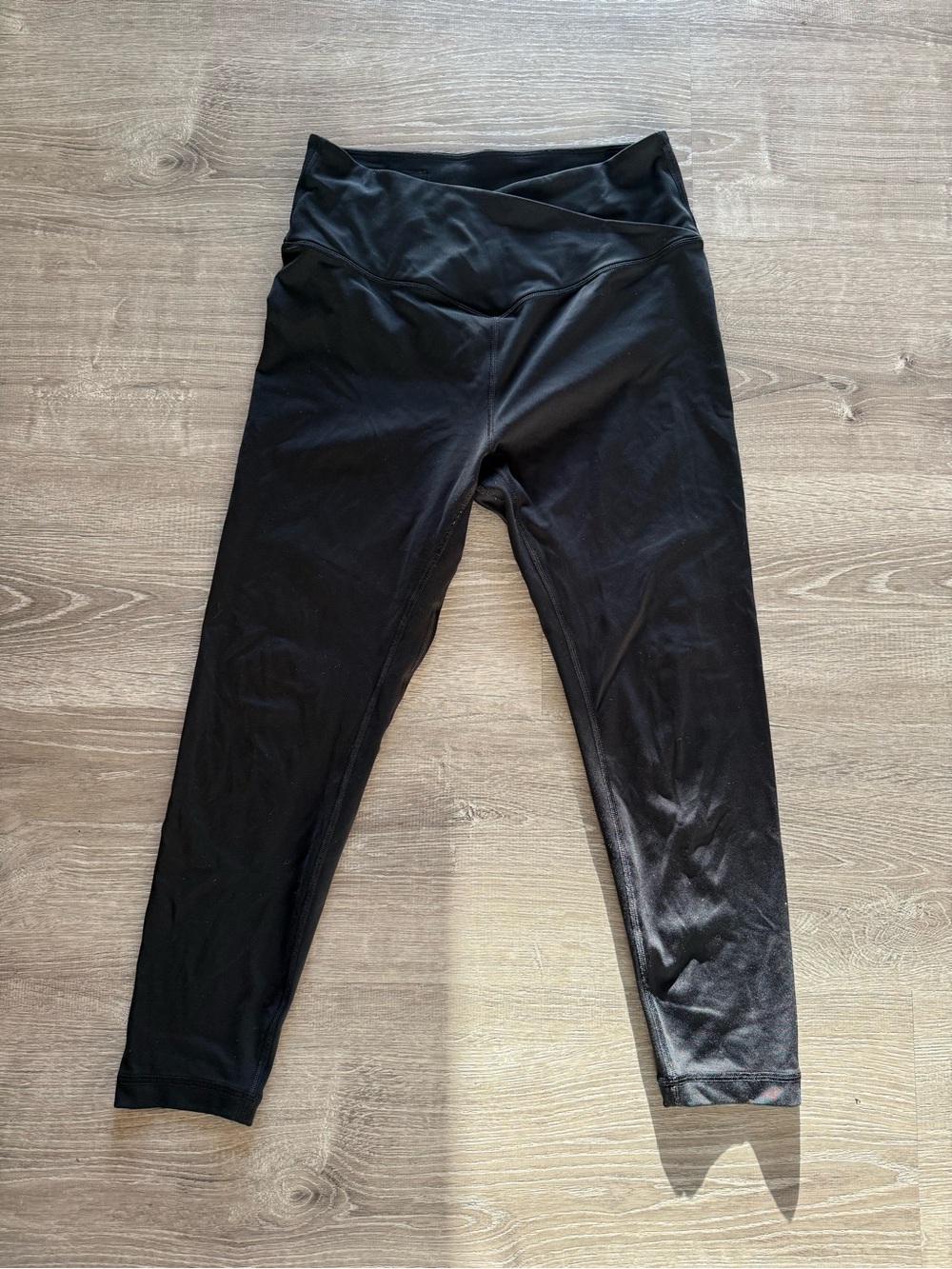 Victoria's Secret Black Cross-Waist Leggings
